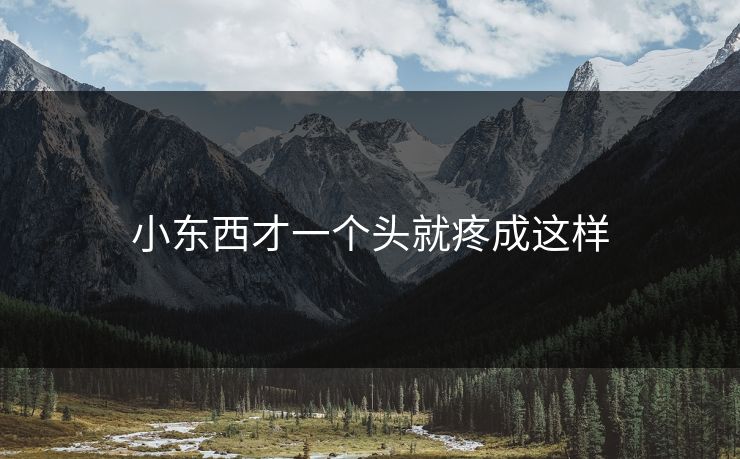 小东西才一个头就疼成这样